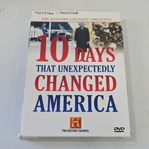 History Channel 10 Days That Unexpectedly Changed America 3-Disc DVD Set Box Set